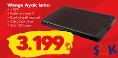 ALF WENGE 110 W AYAK ISITICI